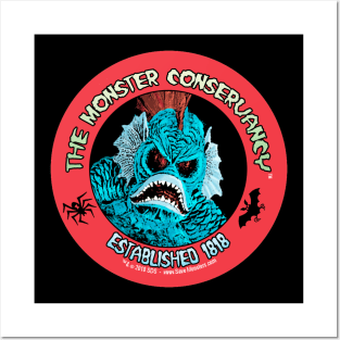 The Monster Conservancy - Red Posters and Art